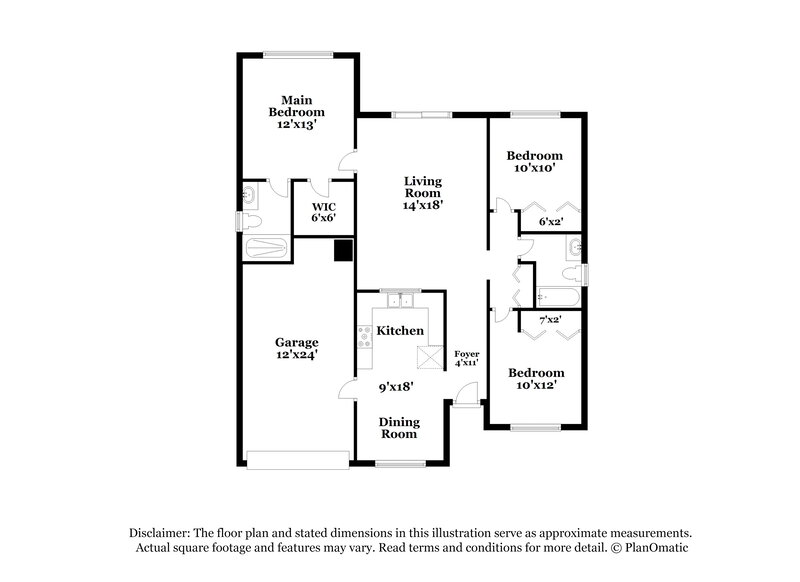 2,810/Mo, 1940 Villa Angelo Blvd Saint Cloud, FL 34769 Floor Plan View