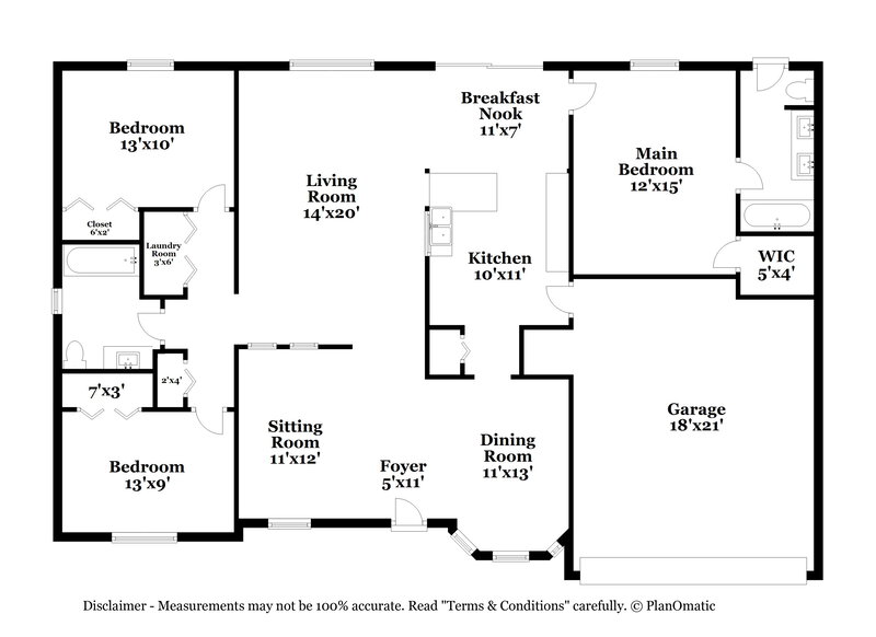 2,195/Mo, 2520 Tiger Maple Ct Kissimmee, FL 34743 Floor Plan View