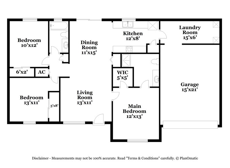 2,070/Mo, 165 Merida Dr Kissimmee, FL 34743 Floor Plan View