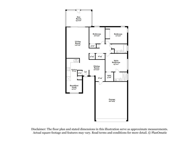 2,380/Mo, 1021 Wainright Dr Oviedo, FL 32765 Floor Plan View
