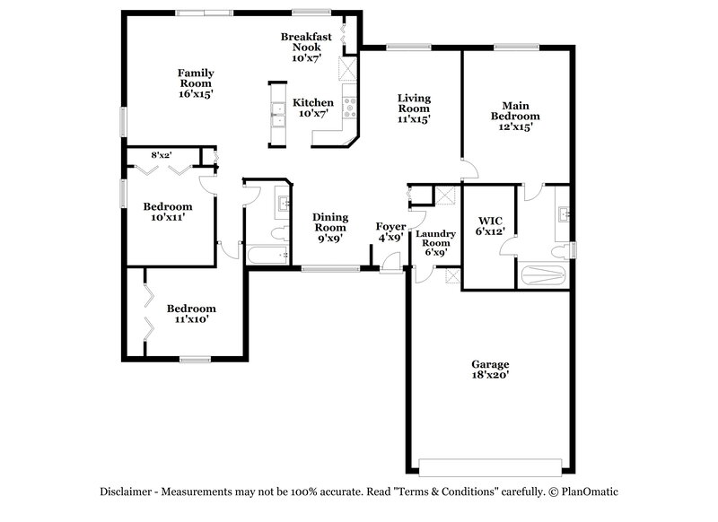 2,230/Mo, 13137 Moonflower Ct Clermont, FL 34711 Floor Plan View