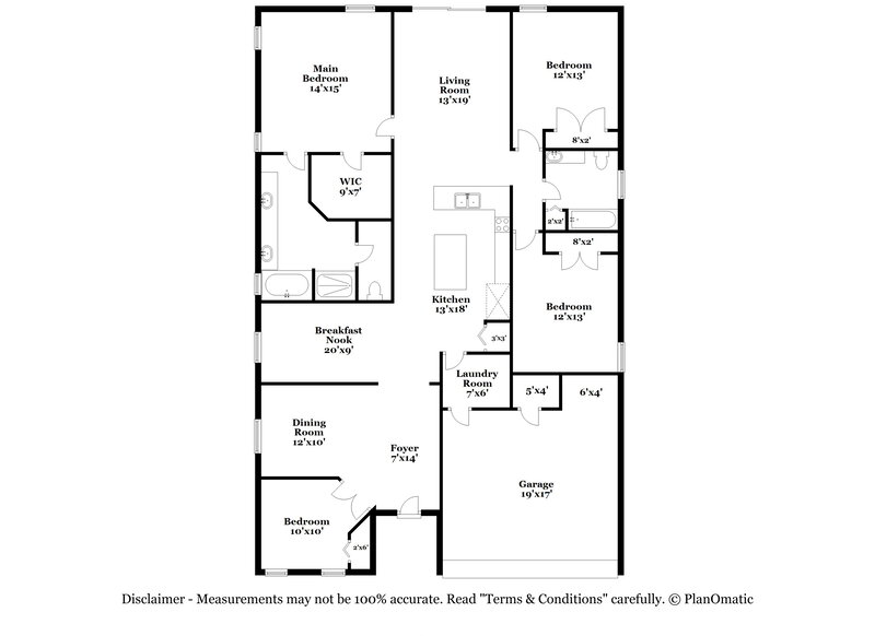 2,295/Mo, 2751 Corbel Loop Kissimmee, FL 34746 Floor Plan View