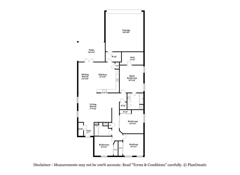 2,650/Mo, 2309 Abey Blanco Dr Orlando, FL 32828 Floor Plan View