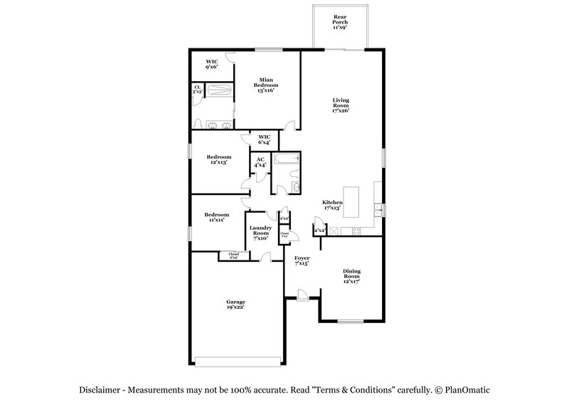 3,190/Mo, 3687 Moca Dr Saint Cloud, FL 34772 Floor Plan View