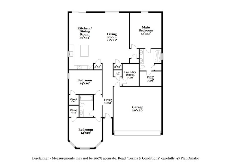 2,155/Mo, 1880 Cayman Cove Cir Saint Cloud, FL 34772 Floorplan View