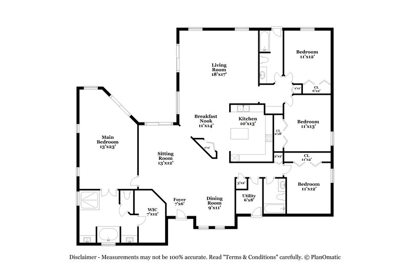 2,865/Mo, 3140 Pawleys Loop N Saint Cloud, FL 34769 Floor Plan View