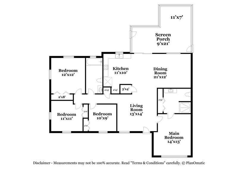 2,410/Mo, 2022 Valencia Cir Kissimmee, FL 34741 Floor Plan View