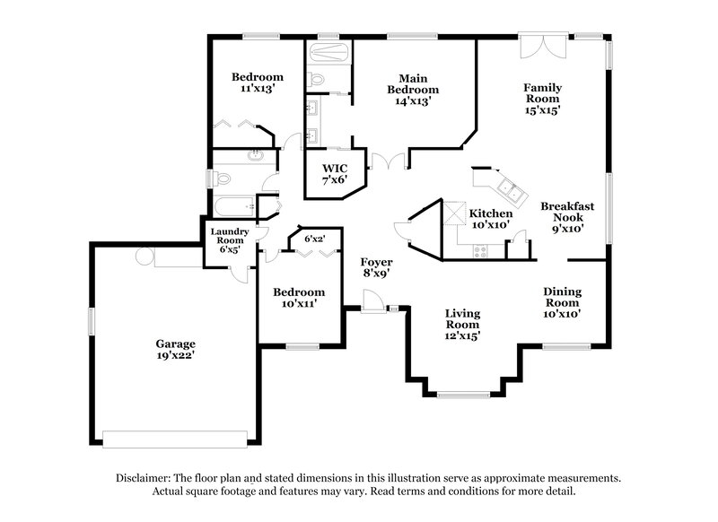 1,985/Mo, 316 Hibiscus St Chuluota, FL 32766 Floor Plan View