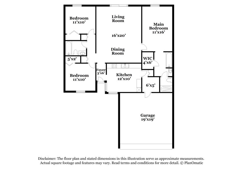 2,075/Mo, 4351 Pembridge Ave Orlando, FL 32826 Floor Plan View