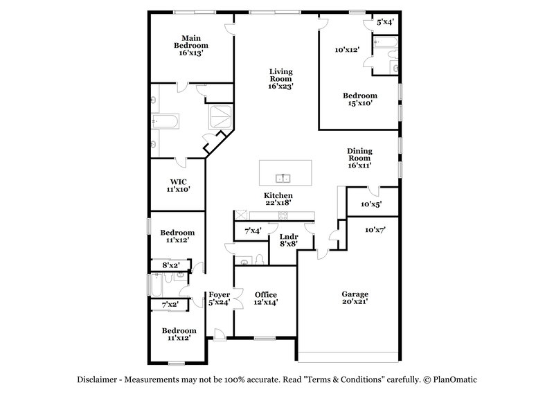 4,630/Mo, 1841 Henley St Saint Cloud, FL 34771 Floor Plan View