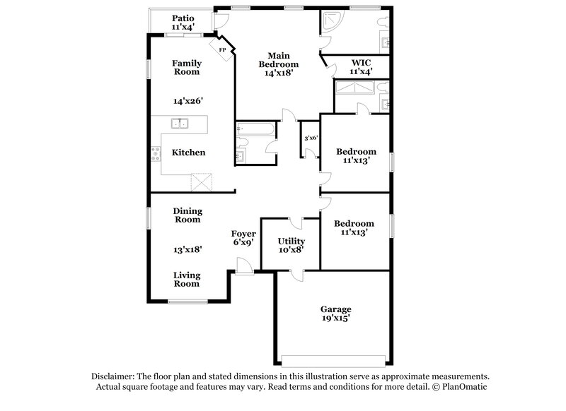 2,520/Mo, 817 Avon Ct Lake Mary, FL 32746 Floor Plan View