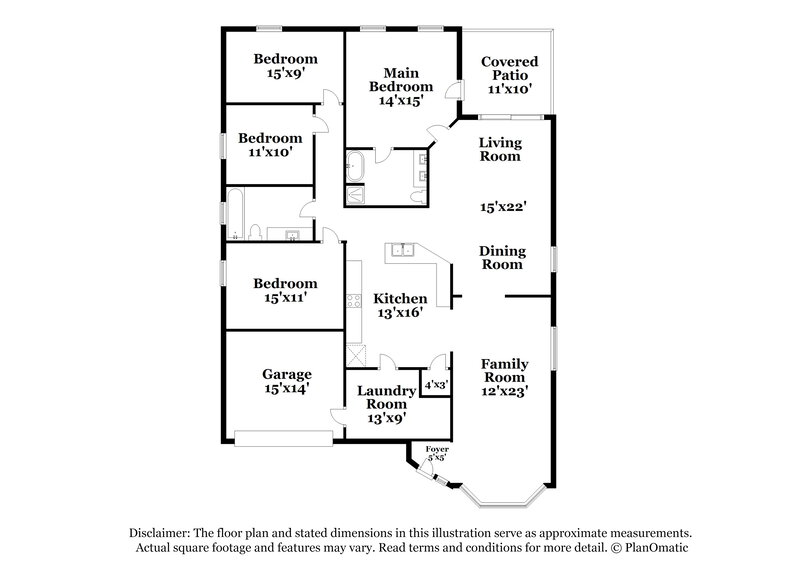2,660/Mo, 813 Rogers Ct Casselberry, FL 32707 Floor Plan View