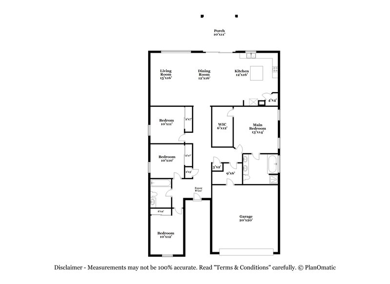2,340/Mo, 4545 Orchard Grove Rd Saint Cloud, FL 34772 Floor Plan View