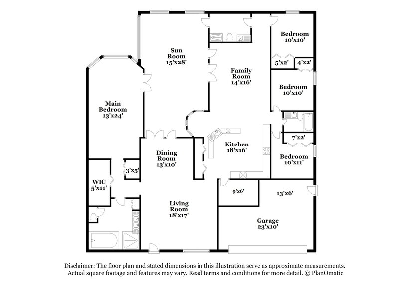 2,740/Mo, 205 Woodson Ct Kissimmee, FL 34744 Floor Plan View