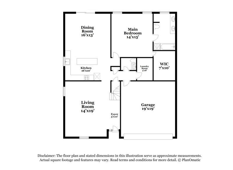 2,900/Mo, 2172 Brandywine Falls Way Orlando, FL 32824 Floor Plan View