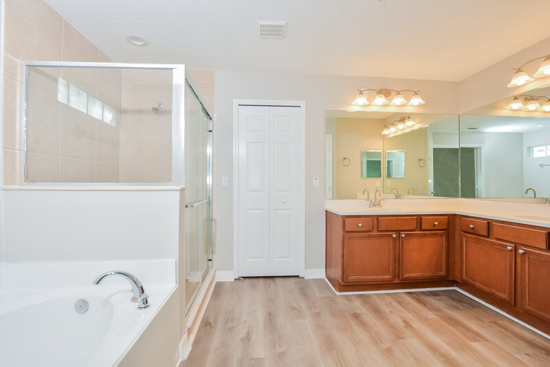 2,990/Mo, 9700 Moss Rose Way Orlando, FL 32832 Main Bathroom View