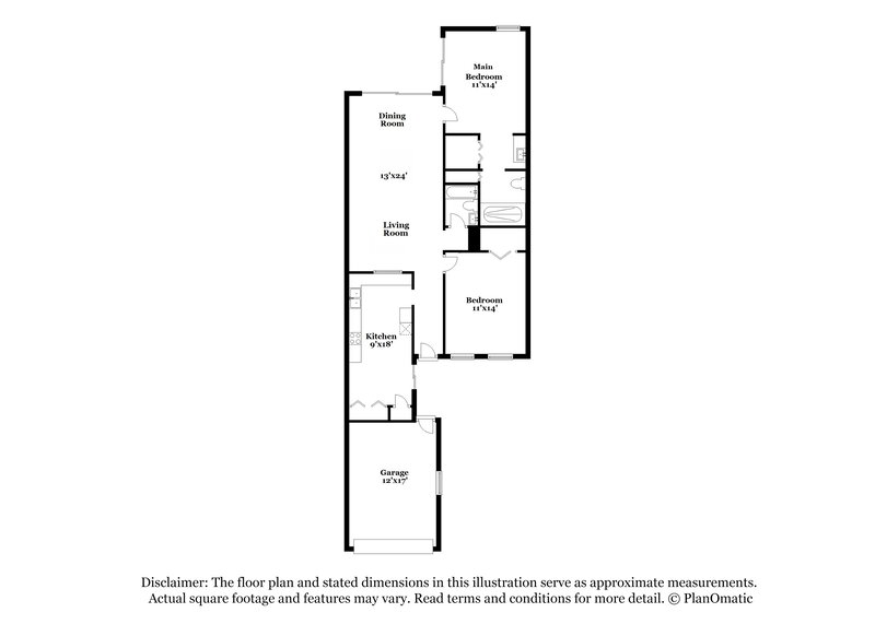 1,940/Mo, 703 Drywood Ave Fern Park, FL 32730 Floorplan View