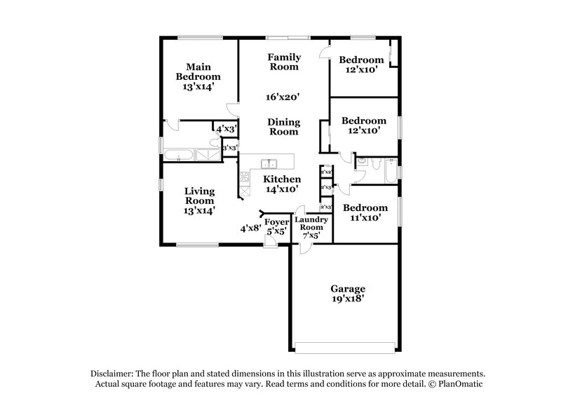 2,580/Mo, 10109 Granite Bay Dr Orlando, FL 32832 Floor Plan View