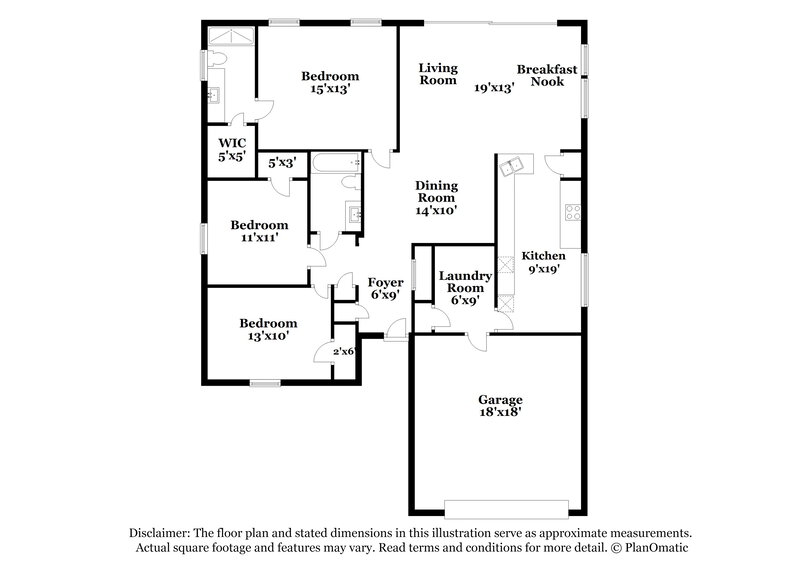 3,800/Mo, 8562 Fort Thomas Way Orlando, FL 32822 Floor Plan View