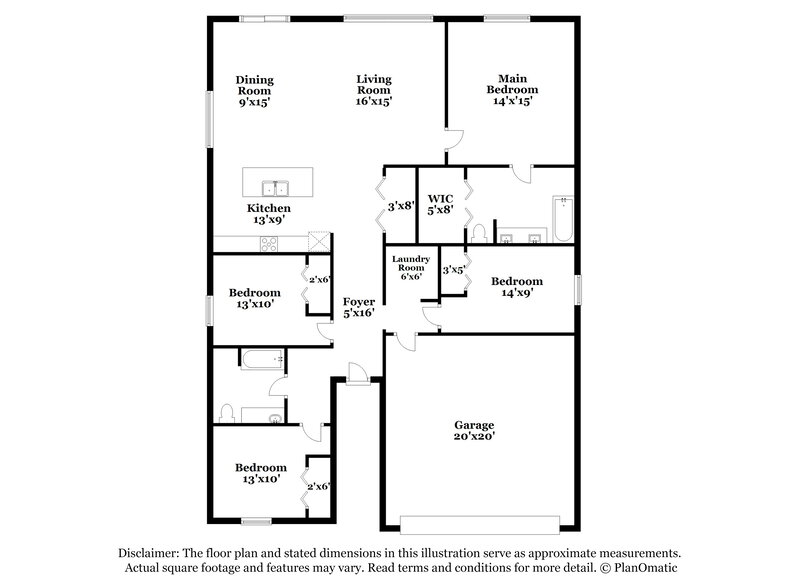 3,270/Mo, 1617 Strathmore Cir Mount Dora, FL 32757 Floor Plan View