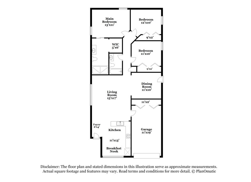 3,120/Mo, 9837 Violet Dr Orlando, FL 32824 Floor Plan View