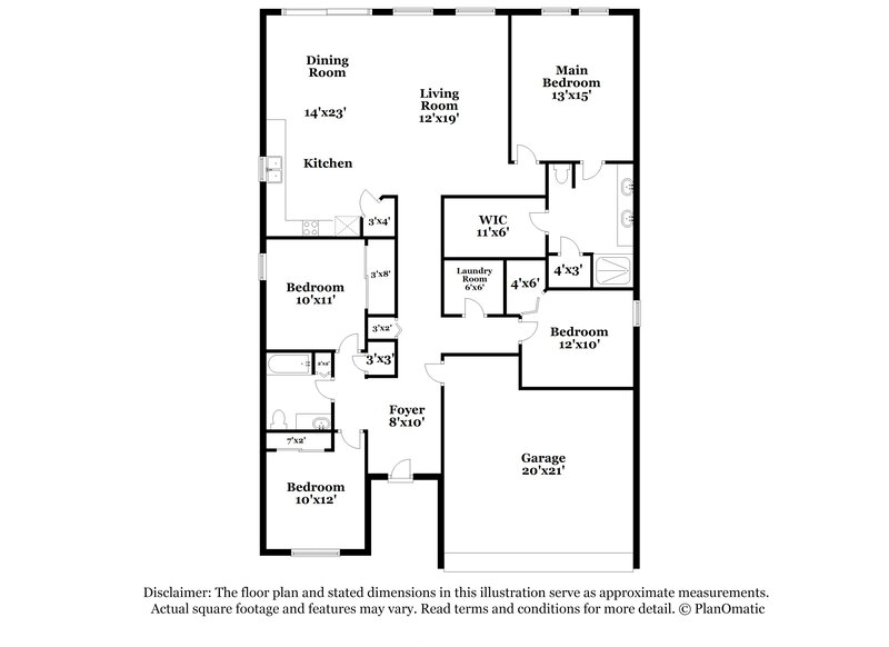 2,390/Mo, 4419 Bluff Oak Loop Kissimmee, FL 34746 Floorplan View