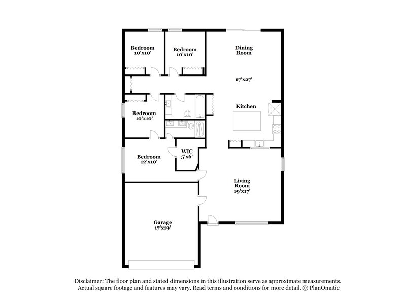 2,395/Mo, 3352 Kelsey Ln Saint Cloud, FL 34772 Floorplan View