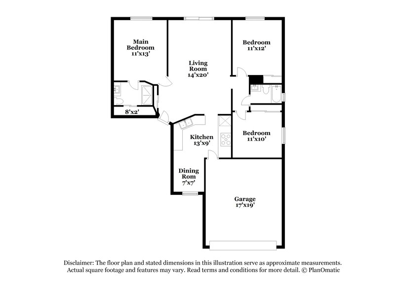 2,305/Mo, 4009 Bolinas Ct Orlando, FL 32817 Floor Plan View