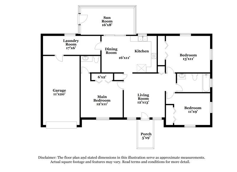 1,670/Mo, 206 Carter Blvd Polk City, FL 33868 Floor Plan View