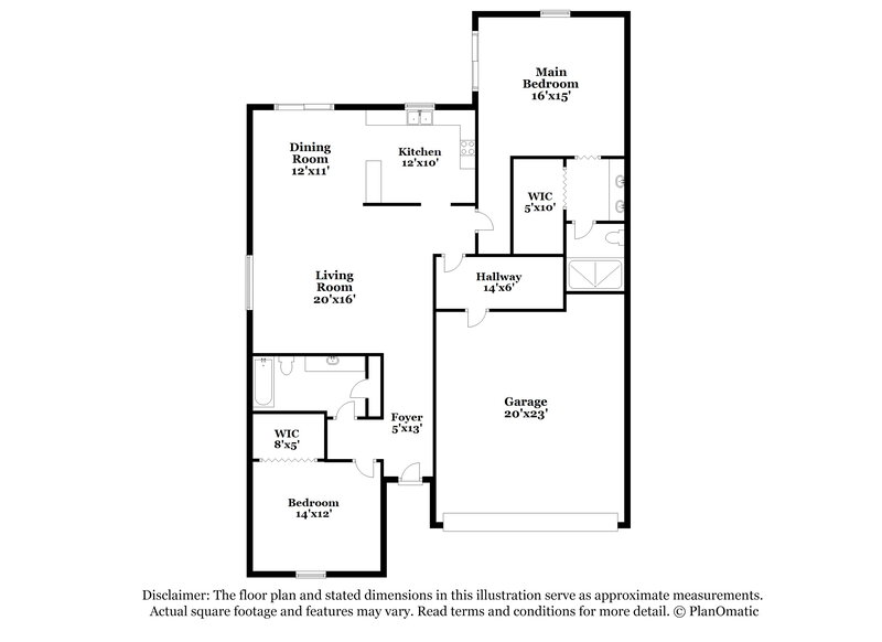 1,630/Mo, 705 Canberra Rd Winter Haven, FL 33884 Floor Plan View