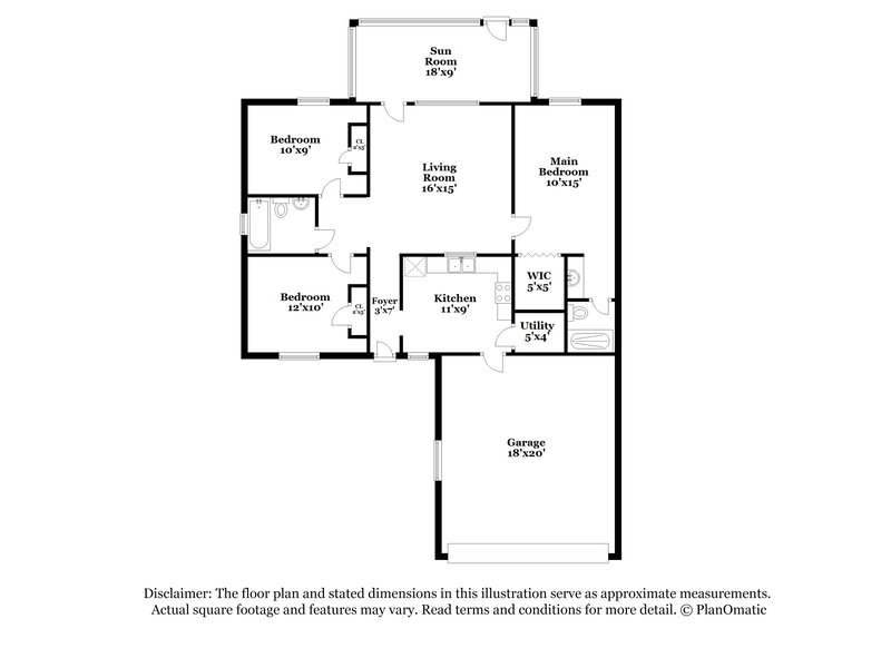 2,710/Mo, 4245 Sasha Trl Saint Cloud, FL 34772 Floor Plan View