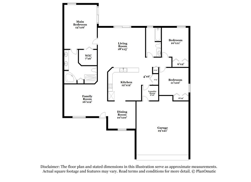 2,105/Mo, 10217 Dovehill Ln Clermont, FL 34711 Floor Plan View