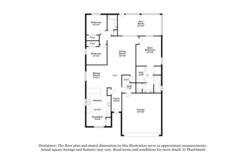2,160/Mo, 5928 Rutherford Rd Mount Dora, FL 32757 Floor Plan View