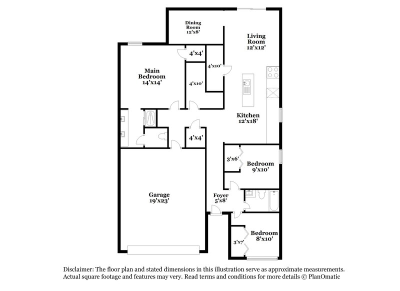2,250/Mo, 281 Alford Dr Davenport, FL 33896 Floorplan View