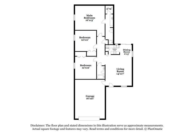 2,005/Mo, 936 Dora Ave Tavares, FL 32778 Floor Plan View