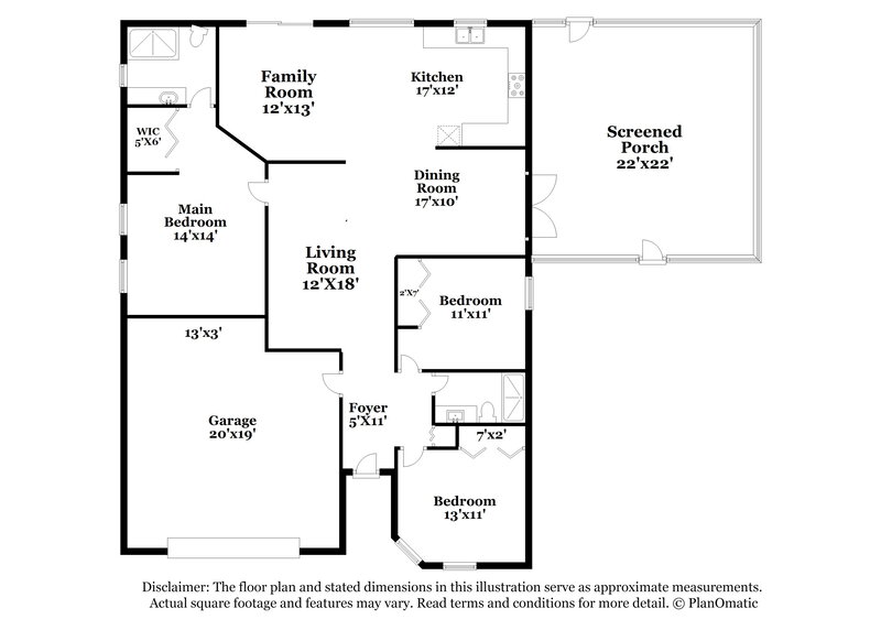 2,340/Mo, 1962 Shannon Ln Apopka, FL 32703 Floor Plan View