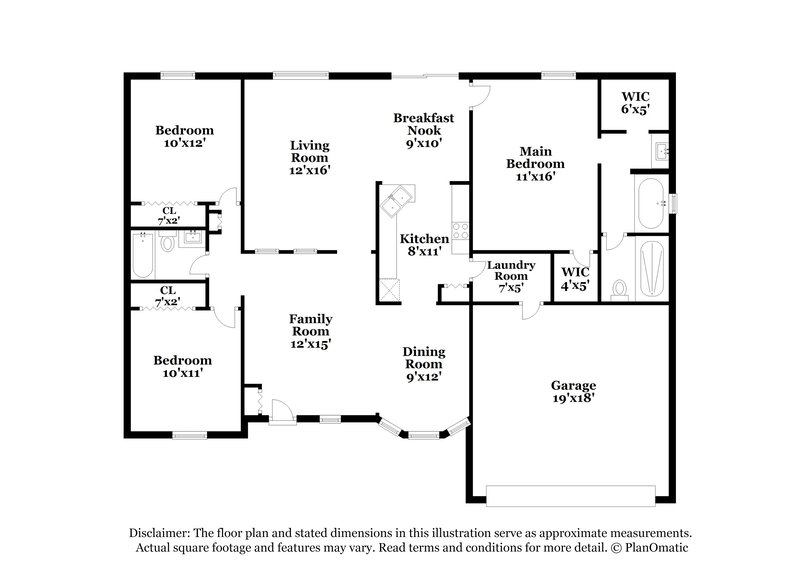 2,860/Mo, 44 York Ct Kissimmee, FL 34758 Floor Plan View