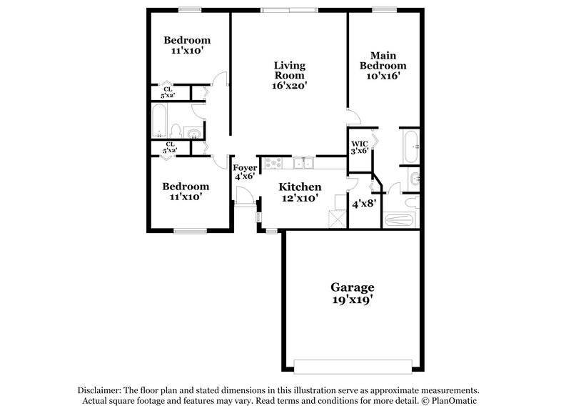 1,780/Mo, 2104 Aitkin Loop Leesburg, FL 34748 Floor Plan View