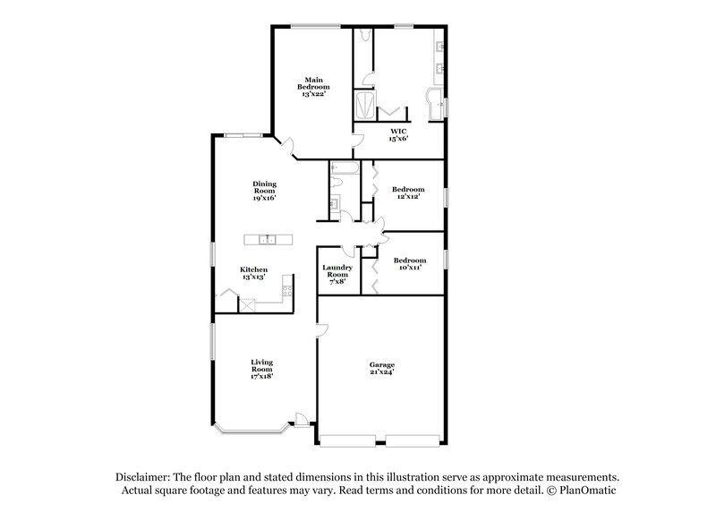 2,735/Mo, 14221 Lake Live Oak Dr Orlando, FL 32828 Floor Plan View