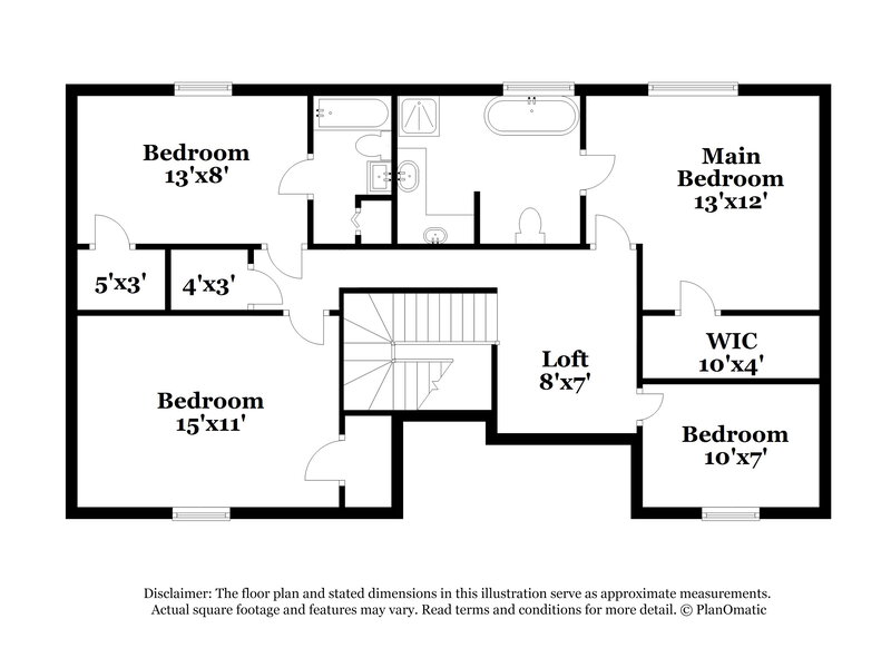 2,030/Mo, 1026 Cannock Dr Kissimmee, FL 34758 Floor Plan View 2
