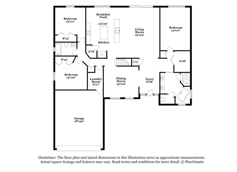 2,410/Mo, 111 Pine Shade Ct Deland, FL 32720 Floor Plan View