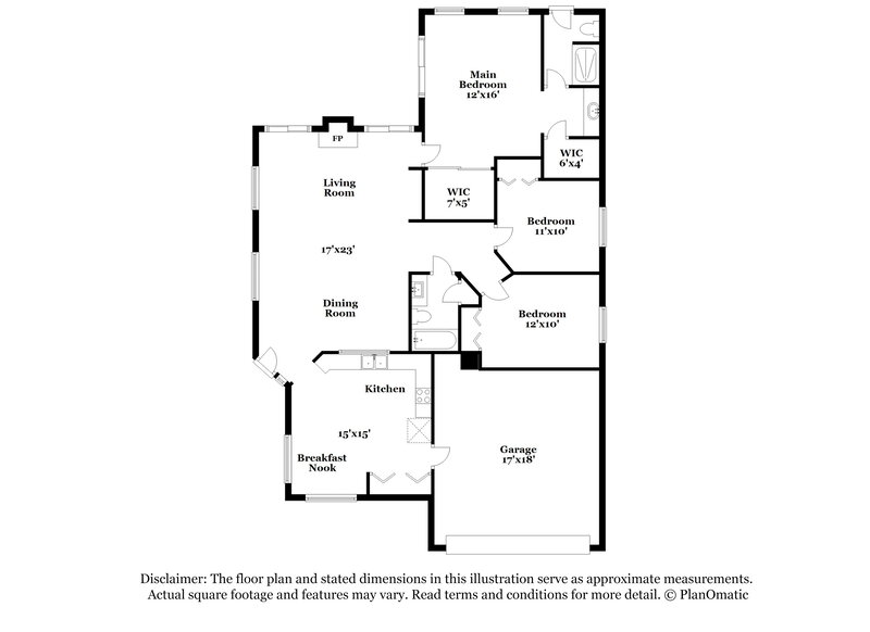 2,350/Mo, 5514 Deepdale Dr Orlando, FL 32821 Floor Plan View