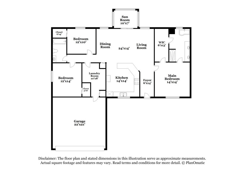 2,125/Mo, 308 Pinewood Ct Fern Park, FL 32730 Floor Plan View