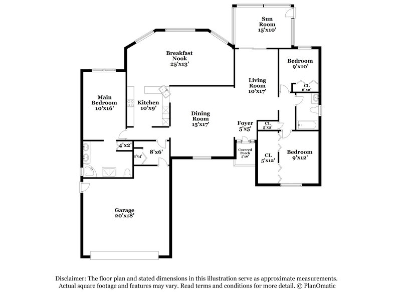 2,250/Mo, 909 Vassar Dr Eustis, FL 32726 Floor Plan View
