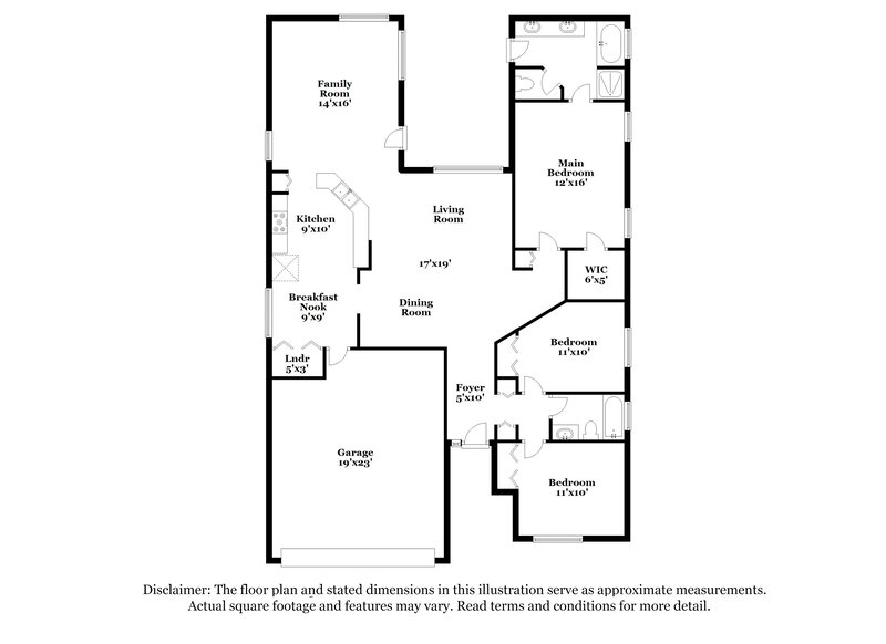 2,355/Mo, 1962 River Park Blvd Orlando, FL 32817 Floor Plan View