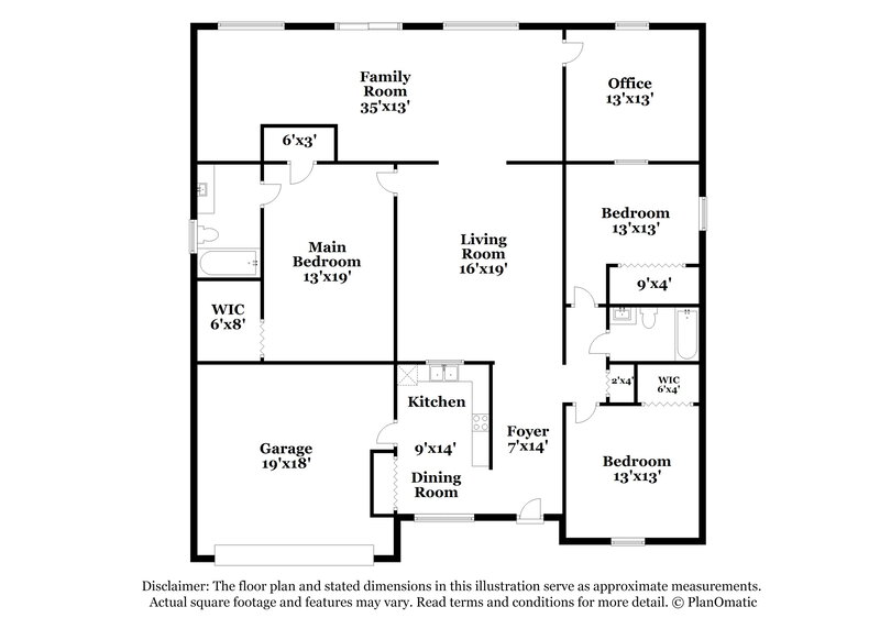 2,335/Mo, 2702 Woodstream Cir Kissimmee, FL 34743 Floor Plan View