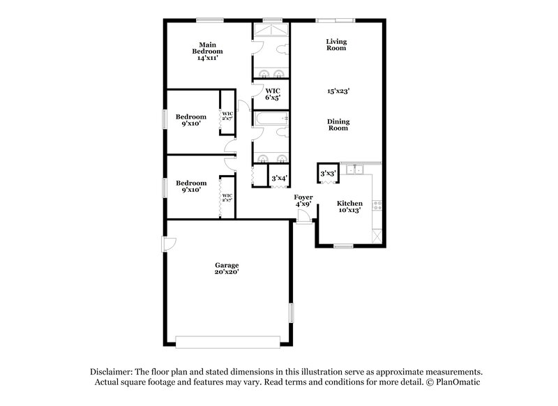 2,455/Mo, 12775 Majorama Dr Orlando, FL 32837 Floor Plan View
