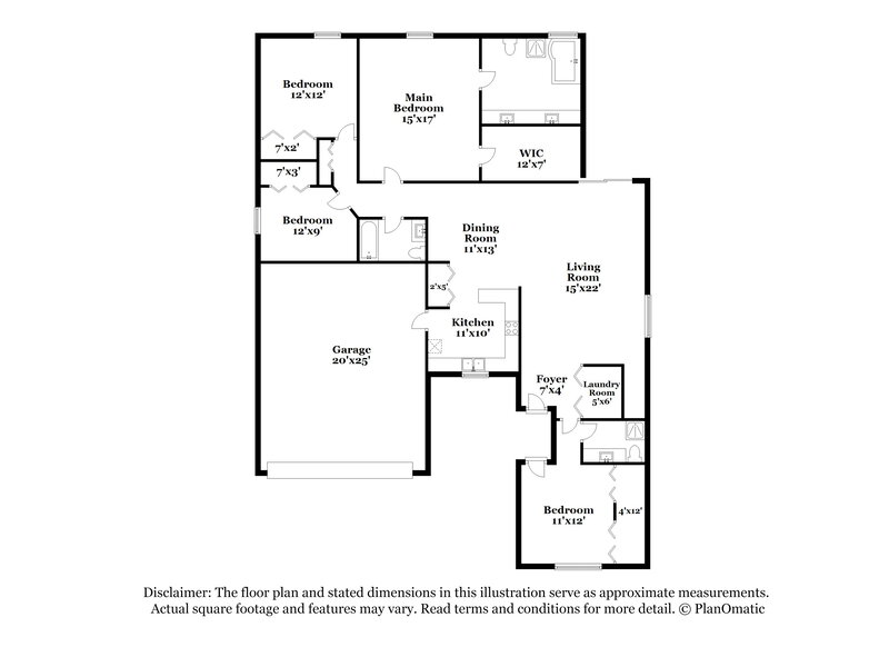 2,155/Mo, 531 Bluff Pass Dr Eustis, FL 32726 Floorplan View