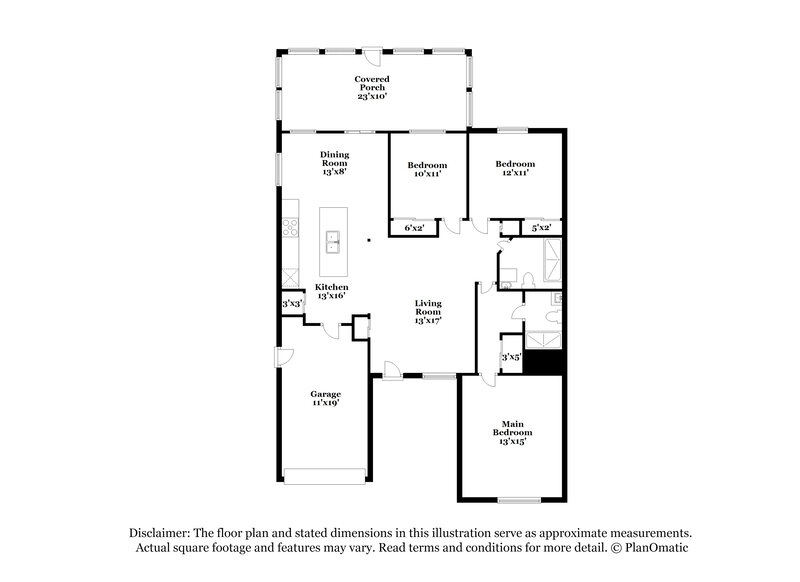 2,460/Mo, 2746 Woodruff Dr Orlando, FL 32837 Floor Plan View