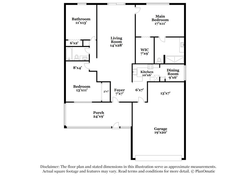 2,080/Mo, 3362 Kelsey Ln Saint Cloud, FL 34772 Floor Plan View